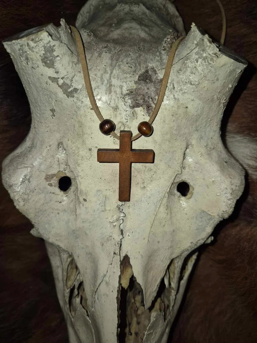 Croix personnalisées en bois (collier)